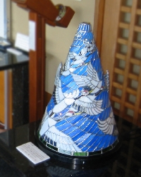 ステンドグラス 万華鏡 成川美術館 鶴