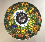 ニッコウキスゲとオオルリのランプ