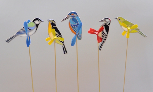 鳥のガーデンピック