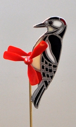 アカゲラのガーデンピック