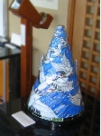 鶴のステンドグラス万華鏡　成川美術館にて